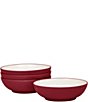 Noritake Colorwave Collection Cereal Bowls, Set of 4, Color:Raspberry - Image 1