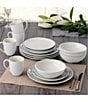 Color:White - Image 6 - Colorwave White Collection 16-Piece Coupe Set, Service For 4
