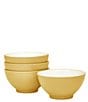 Noritake Colorwave Collection Rice Bowls, Set of 4, Color:Mustard - Image 1