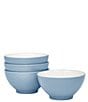 Noritake Colorwave Collection Rice Bowls, Set of 4, Color:Ice - Image 1