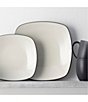 Noritake Colorwave Square Dinner Plates, Set of 4, Color:Graphite - Image 2