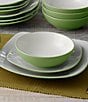 Noritake Colorwave Square Dinner Plates, Set of 4, Color:Apple - Image 4