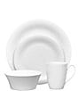 Color:White - Image 1 - Conifere Collection 4-Piece White Place Setting