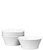 Color:White - Image 1 - Conifere Collection White Cereal Bowls, Set of 4