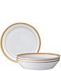 Noritake Crestwood Collection Coupe Dinner Bowls, Set of 4, Color:Gold - Image 1