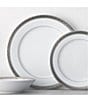 Noritake Crestwood Etched Collection Salad Plates, Set of 4, Color:Silver - Image 3