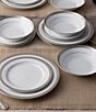 Color:Silver - Image 2 - Crestwood Etched Platinum Collection 12-Piece Dinnerware Set