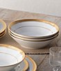Noritake Crestwood Etched Collection Soup Bowls, Set of 4, Color:Gold - Image 2