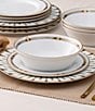 Noritake Empire Gold Collection 12-Piece Dinnerware Set, Service For 4, Color:Gold - Image 3