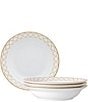 Noritake Eternal Palace Collection Rim Dinner Bowls, Set of 4, Color:Gold - Image 1