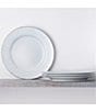 Color:Light Grey - Image 2 - Glacier Platinum Collection Dinner Plates, Set of 4