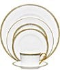 Color:Gold - Image 1 - Haku Collection 5-Piece Place Setting