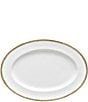 Color:Gold - Image 1 - Haku Collection Oval Platter, 14#double;