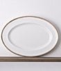 Color:Gold - Image 2 - Haku Collection Oval Platter, 14#double;