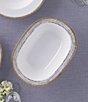 Color:Gold - Image 6 - Haku Collection Oval Vegetable Bowl