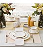 Noritake Haku Collection Rimmed Appetizer Plates, Set of 4, Color:Gold - Image 8