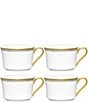 Color:Gold - Image 1 - Haku Collection Teacups, Set of 4
