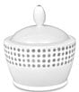 Noritake Hammock Collection Covered Sugar Bowl, Color:Grey - Image 1