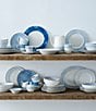 Noritake Hammock Collection Dotted Dinner Bowls, Set of 4, Color:Blue - Image 3