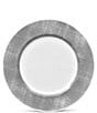 Color:Grey - Image 1 - Hammock Collection Rimmed Round 12.5#double; Platter