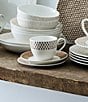 Noritake Hammock Collection Rimmed Saucer Plates, Set of 4, Color:Khaki - Image 3