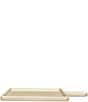 Noritake Hammock Wood Collection Square Platter, Color:Natural - Image 2