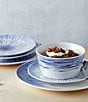 Color:Blue - Image 2 - Hanabi Collection Cereal Bowls, Set of 4