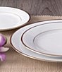 Noritake Heritage Collection Dinner Plates, Set of 4, Color:White/Gold - Image 5