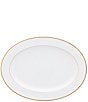 Noritake Heritage Collection Oval Platter, Color:White/Gold - Image 1