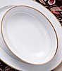 Noritake Heritage Collection Oval Vegetable Bowl, Color:White/Gold - Image 3