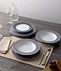Color:Blue - Image 2 - Infinity Blue Collection 12-Piece Set, Service For 4