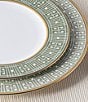Noritake Infinity Collection Gold Trim Patterned Place Setting, Color:Green - Image 3