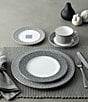 Noritake Infinity Collection Fret Pattern Place Setting, Color:Graphite - Image 2