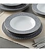 Noritake Infinity Collection Fret Pattern Banded 12-Piece Set, Service For 4, Color:Graphite - Image 2