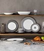 Noritake Infinity Collection Fret Pattern Banded 12-Piece Set, Service For 4, Color:Graphite - Image 4