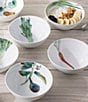 Color:White - Image 4 - Kyoka Shunsai Collection Set of 6 Assorted Cereal Bowls