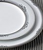 Noritake Laurelvale Collection Banded Place Setting, Color:Silver/White - Image 3