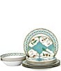 Noritake Lodi's Morning Collection 12-Piece Set, Service For 4, Color:Blue/Gold - Image 1