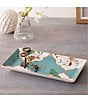 Noritake Lodi's Morning Collection Rectangular Tray, Color:Blue/Gold Multi - Image 3
