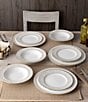 Noritake Montvale Collection Scroll Banded Dinnerware Set, Service For 4, Color:Natural - Image 3