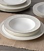 Noritake Montvale Collection Scroll Banded Dinnerware Set, Service For 4, Color:Natural - Image 4