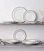 Noritake Montvale Collection Scroll Banded Dinnerware Set, Service For 4, Color:Natural - Image 6