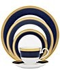 Noritake Odessa Cobalt Gold Collection 5-Piece Place Setting, Color:Cobalt - Image 1