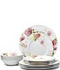 Color:Pink - Image 1 - Peony Pageant Collection 12-Piece Dinnerware Set