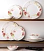 Color:Pink - Image 2 - Peony Pageant Collection 12-Piece Dinnerware Set