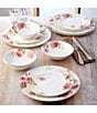 Color:Pink - Image 4 - Peony Pageant Collection 12-Piece Dinnerware Set