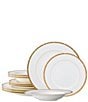 Color:Gold - Image 1 - Rochelle Gold Collection 12-Piece Set, Service For 4