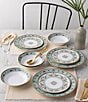 Color:Sand Green - Image 4 - Serene Garden Collection 12-Piece Set, Service For 4