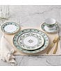 Noritake Serene Garden Collection 5-Piece Place Setting, Color:Sand Green - Image 2