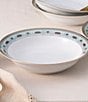 Noritake Serene Garden Collection Rim Dinner Bowls, Set of 4, Color:Sand Green - Image 3